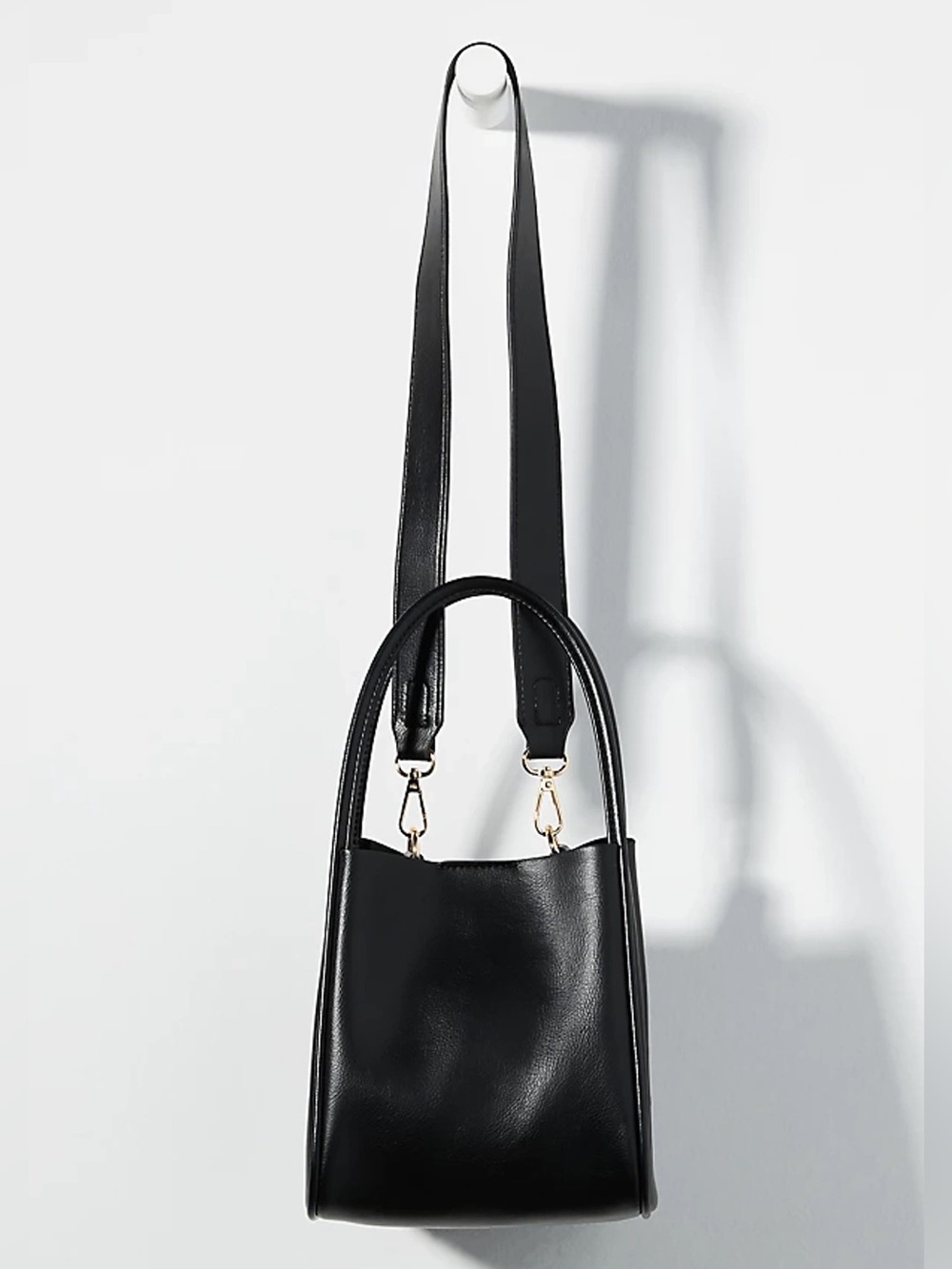 Anthropologie The Hollace Mini Tote in Black